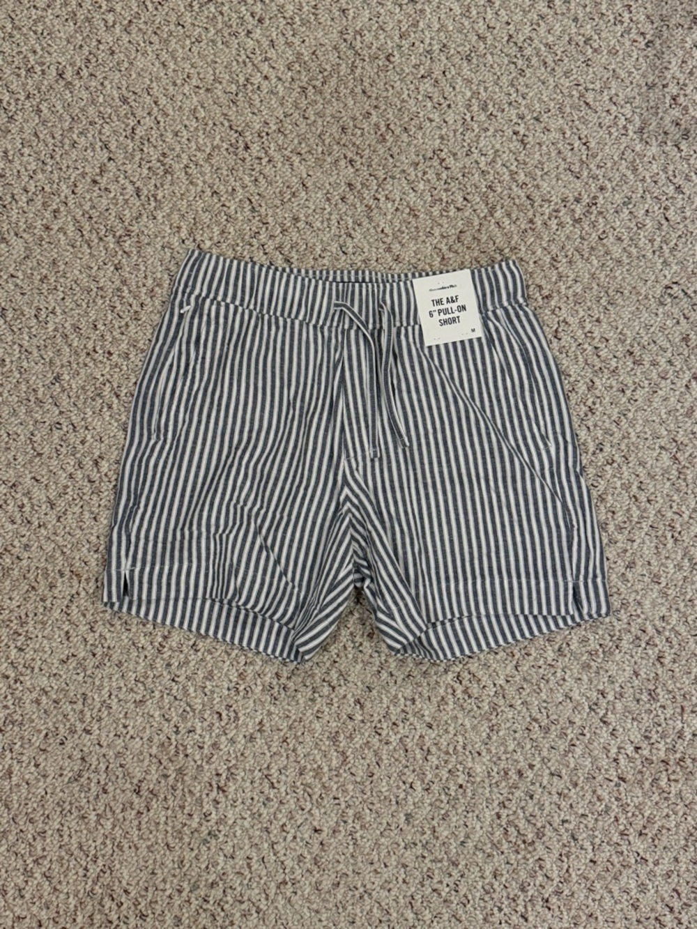 Abercrombie Pull On Linen Short